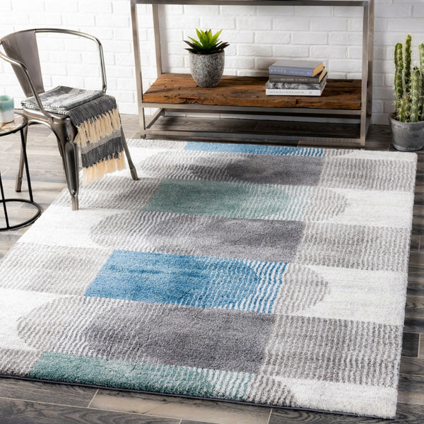 Livabliss Pisa Machine Woven Rug - Global-inspired Elegance For Eclectic Home Decor, Durable And Stylish Addition Cream,Gray,Seafoam,Blue,Light Slate Polypropylene Ptf2312-81012