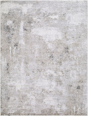 Livabliss Portofino Plush High Pile Area Rug Soft Polypropylene Blend for Living Room Floors Ivory, Silver G 8'10" x 12' PTF2325-81012