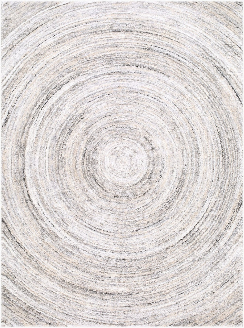 Livabliss Portofino High Pile Area Rug Turkish Woven Plush Blended Fiber for Modern Living Silver Gray, Iv 5'3" x 7' PTF2329-537