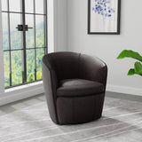 Parker House Parker Living Barolo - Vintage Slate Swivel Club Chair Vintage Slate Genuine Leather SBAR#912S-VGSL