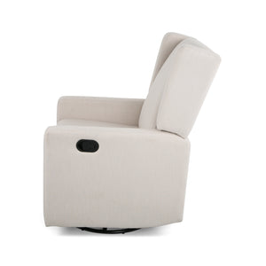 English Elm Christopher Knight Home® - Swivel Recliner Pushback Chair with Lever & Wingback Design, Space-Saving Swivel Recliner for Living Room Beige 67547.00BGE