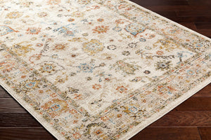 Livabliss Pertek Traditional Runner Rug Machine Woven Polypropylene for Hallway or Entryway Taupe, Deep Tea 6'7" x 9' PTK2300-679