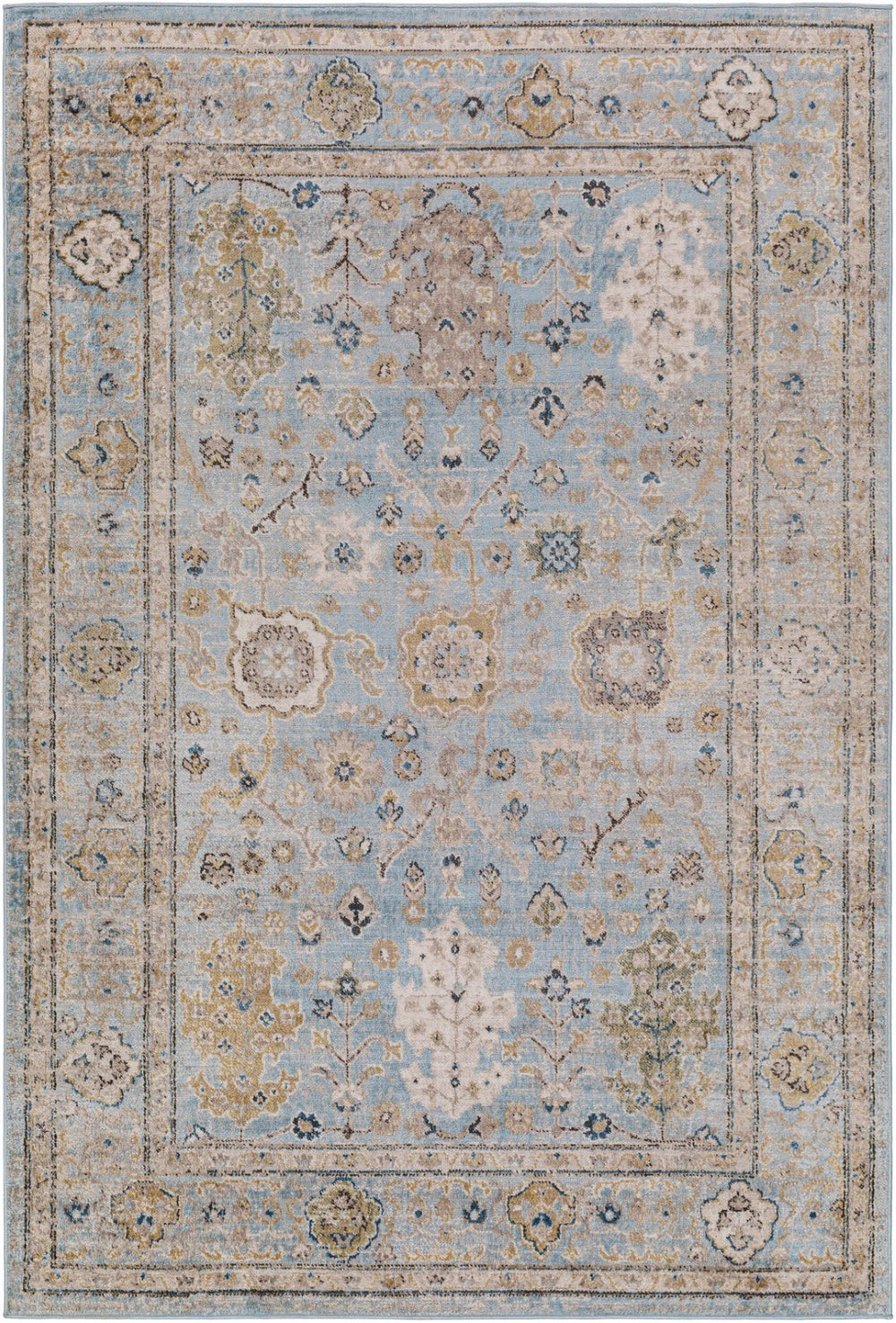 Livabliss Pertek Traditional Polypropylene Accent Rug Machine Woven for Entryway or Bedside PTK2307-23
