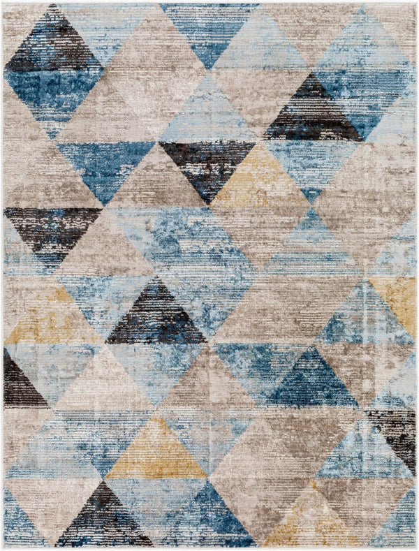 Livabliss Pertek Geometric Machine Woven Polypropylene Area Rug for Living and Dining Rooms PTK2312-9212