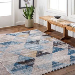 Livabliss Pertek Geometric Machine Woven Polypropylene Area Rug for Living and Dining Rooms PTK2312-9212