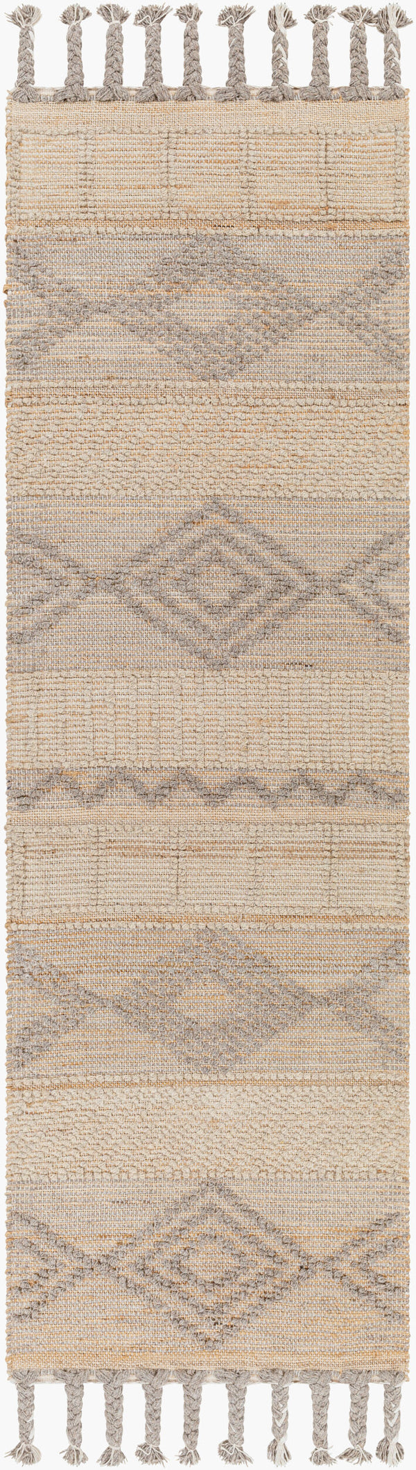 Surya Preston 2' X 3' Handmade Area Rug - Global-inspired Wool & Jute Blend For Cozy Living Spaces Tan Jute,Wool Ptn2300-268