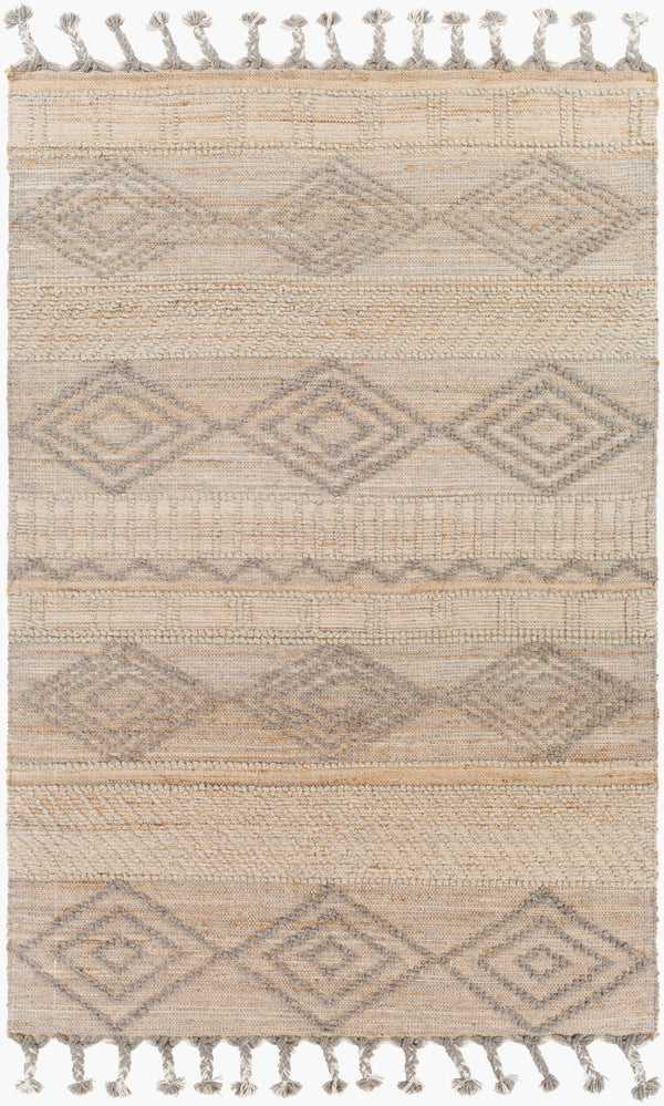 Surya Preston 2' X 3' Handmade Area Rug - Global-inspired Wool & Jute Blend For Cozy Living Spaces Tan Jute,Wool Ptn2300-23