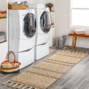 Surya Preston 2' X 3' Handmade Area Rug - Global-inspired Wool & Jute Blend For Cozy Living Spaces Tan Jute,Wool Ptn2301-268