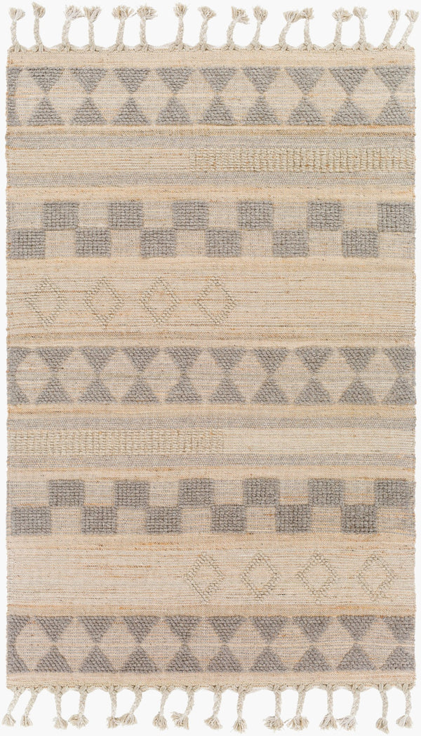 Surya Preston 2' X 3' Handmade Area Rug - Global-inspired Wool & Jute Blend For Cozy Living Spaces Tan Jute,Wool Ptn2302-23