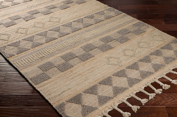 Surya Preston 2' X 3' Handmade Area Rug - Global-inspired Wool & Jute Blend For Cozy Living Spaces Tan Jute,Wool Ptn2302-268