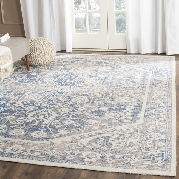 Safavieh Patina 318 Power Loomed  Rug Grey / Blue PTN318A-3