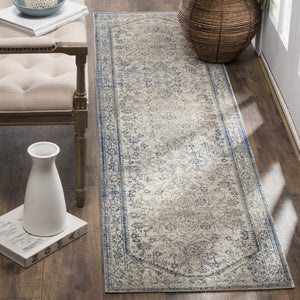 Safavieh Patina 318 Power Loomed  Rug Light Grey / Blue PTN318C-4