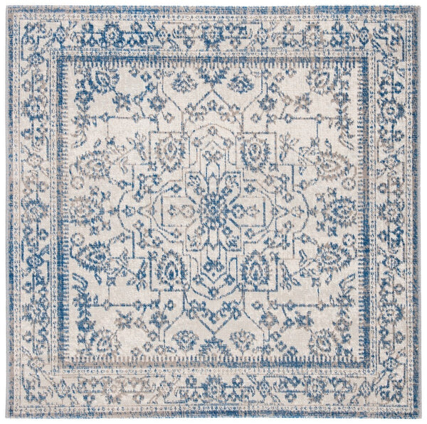 Safavieh Patina 318 Power Loomed  Rug Light Grey / Blue PTN318C-4