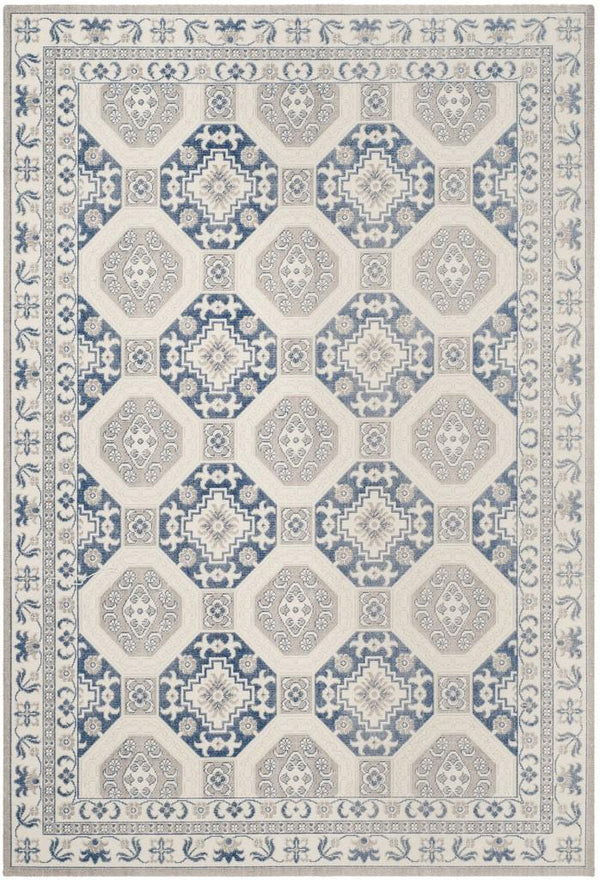 Safavieh Patina 320 Power Loomed  Rug Blue / Ivory PTN320D-4