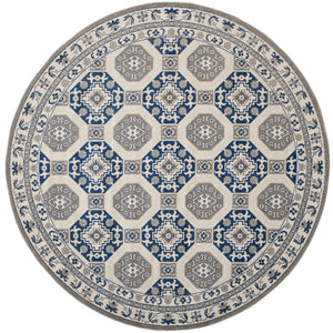 Safavieh Patina 320 Power Loomed  Rug Blue / Ivory PTN320D-4