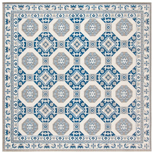 Safavieh Patina 320 Power Loomed  Rug Blue / Ivory PTN320D-4