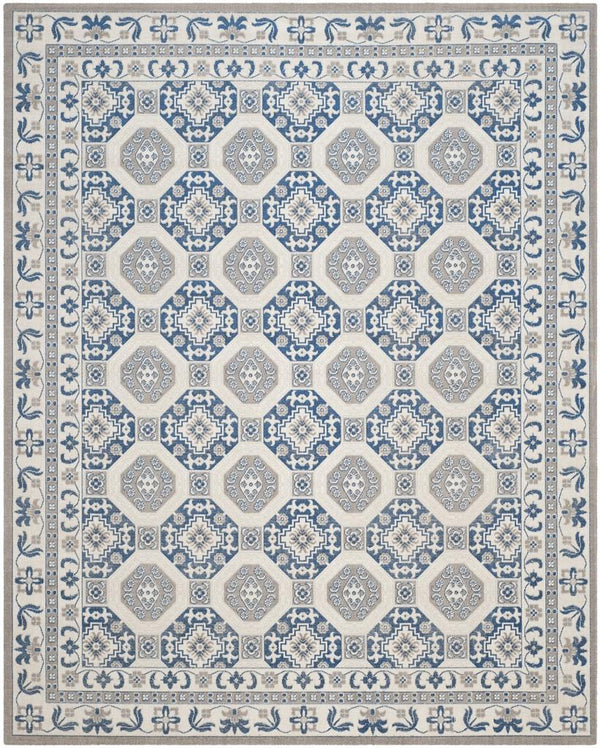 Safavieh Patina 320 Power Loomed  Rug Blue / Ivory PTN320D-4