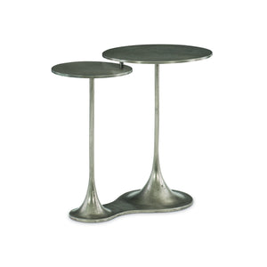 Bernhardt Bernhardt Circlet Bunching End Tables — Sculptural Cast Aluminum Tulip Pair In Graphite, Durable Design 382158