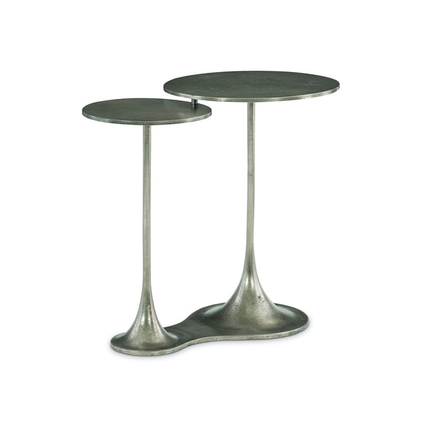 Bernhardt Bernhardt Circlet Bunching End Tables — Sculptural Cast Aluminum Tulip Pair In Graphite, Durable Design 382158