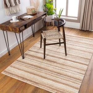 Surya Petra 2' X 3' Hand-woven Wool & Jute Area Rug - Elegant Traditional Design For Any Room Decor Dark Brown Jute,Wool Ptr2301-23
