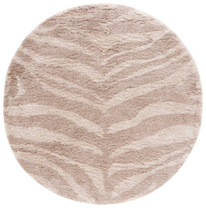 Safavieh Portofino Shag 215 Power Loomed Shag & Flokati Rug Ivory / Beige PTS215B-5R