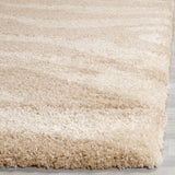 Safavieh Portofino Shag 215 Power Loomed Polypropylene Pile Shag & Flokati Rug Ivory / Beige PTS215B-5SQ