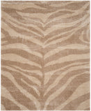 Safavieh Portofino Shag 215 Power Loomed Polypropylene Pile Shag & Flokati Rug Ivory / Beige PTS215B-5SQ