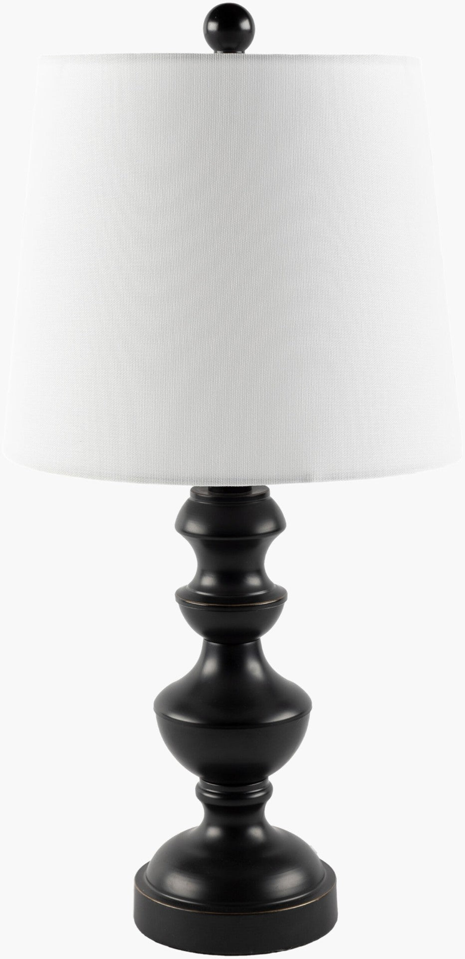 Livabliss Proteus Metal Accent Table Lamp with Linen Shade for Bedroom or Living Room PTU-001