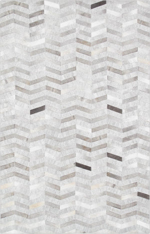 Pasargad Hand-loomed Cowhide Sari Silk Area Rug - Elegant Geometric Design For Luxurious Spaces   Ptx-3105 10x14