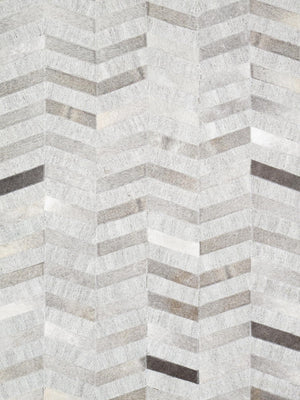 Pasargad Home Galaxy Collection Area Rug: Luxurious Silver Cowhide & Sari Silk For Elegant Spaces   Ptx-3105 12x15