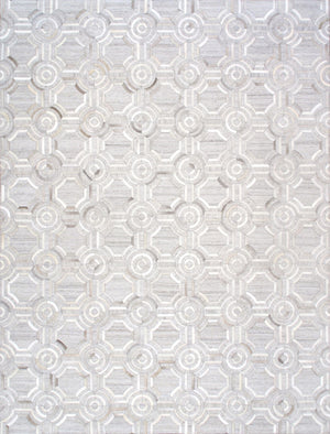 Pasargad Home Galaxy Collection Hand-loomed Cowhide Area Rug - Unique Geometric Elegance   Ptx-3137 9x12