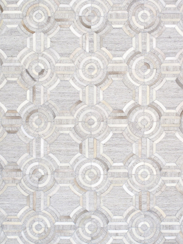 Pasargad Home Galaxy Collection Hand-loomed Cowhide Area Rug - Unique Geometric Elegance   Ptx-3137 9x12