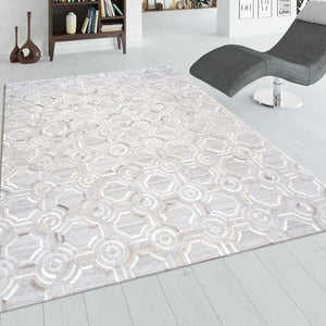 Pasargad Home Galaxy Collection Hand-loomed Cowhide Area Rug - Unique Geometric Elegance   Ptx-3137 9x12