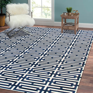 Pasargad Galaxy Collection Silver Cowhide Area Rug - Luxurious Hand-stitched Geometric Design   Ptx-4165 10x14