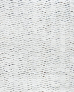 Pasargad Galaxy Collection Silver Cowhide Area Rug - Luxurious Geometric Elegance For Any Space   Ptx-4685 12x15