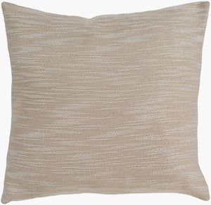 Surya Purist Woven Cotton Lurex Square Throw Pillow Handcrafted Metallic Accent for Sofa PU001-2020P