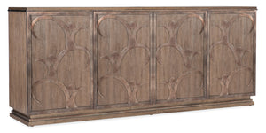 Melange Dancer Credenza Medium Wood Melange Collection 628-85717-89 Hooker Furniture