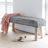 Park Hill Hemp and Recycled Denim Bench EFS06186