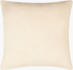 Surya Puako Contemporary 18" Accent Pillow - Stylish Polyester Blend For Elegant Home Decor & Comfort Ivory Polyester,Polyester,Polyester,Polyfill Puk001-2020