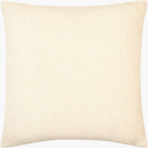 Surya Puako Contemporary 18" Accent Pillow - Stylish Polyester Blend For Elegant Home Decor & Comfort Ivory Polyester,Polyester,Polyester,Polyfill Puk002-2222