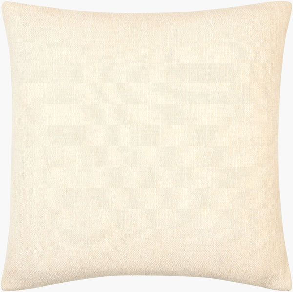 Surya Puako Contemporary 18" Accent Pillow - Stylish Polyester Blend For Elegant Home Decor & Comfort Ivory Polyester,Polyester,Polyester,Polyfill Puk002-2222
