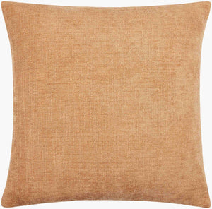 Surya Puako Contemporary 18" Accent Pillow - Stylish Polyester Blend For Elegant Home Decor & Comfort Caramel Polyester,Polyester,Polyester,Polyfill Puk003-1818