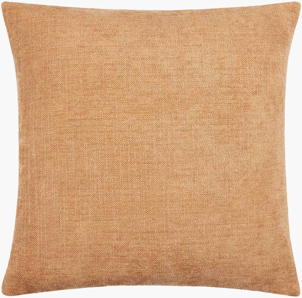 Surya Puako Contemporary 18" Accent Pillow - Stylish Polyester Blend For Elegant Home Decor & Comfort Caramel Polyester,Polyester,Polyester,Polyfill Puk003-1818