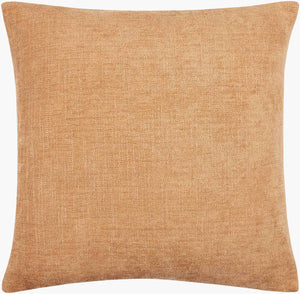 Surya Puako Contemporary 18" Accent Pillow - Stylish Polyester Blend For Elegant Home Decor & Comfort Caramel Polyester,Polyester,Polyester,Polyfill Puk003-1818