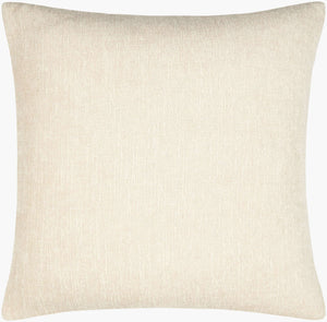 Surya Puako Contemporary 18" Accent Pillow - Stylish Polyester Blend For Elegant Home Decor & Comfort Ivory Polyester,Polyester,Polyester,Polyfill Puk006-2222