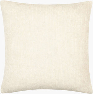 Surya Puako Contemporary 18" Accent Pillow - Stylish Polyester Blend For Elegant Home Decor & Comfort Ivory Polyester,Polyester,Polyester,Polyfill Puk006-2222