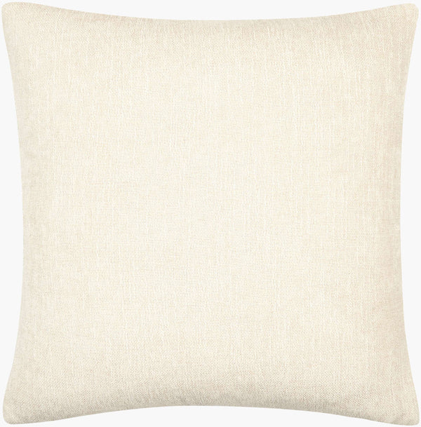 Surya Puako Contemporary 18" Accent Pillow - Stylish Polyester Blend For Elegant Home Decor & Comfort Ivory Polyester,Polyester,Polyester,Polyfill Puk006-2222