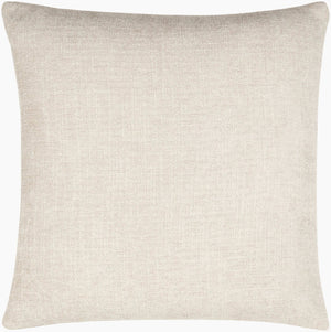 Surya Puako Contemporary 18" Accent Pillow - Stylish Polyester Blend For Elegant Home Decor & Comfort Ivory Polyester,Polyester,Polyester,Polyfill Puk007-1818