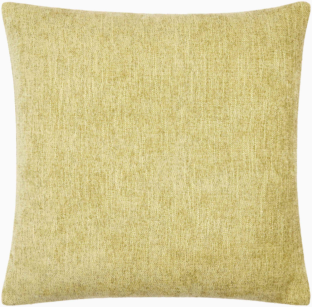 Surya Puako Contemporary 18" Accent Pillow - Stylish Polyester Blend For Elegant Home Decor & Comfort Lemon Chiffon Polyester,Polyester,Polyester,Polyfill Puk008-1818
