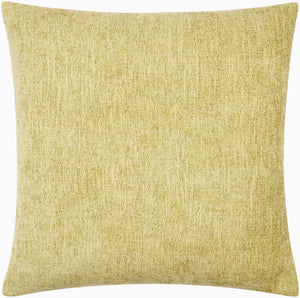 Surya Puako Contemporary 18" Accent Pillow - Stylish Polyester Blend For Elegant Home Decor & Comfort Lemon Chiffon Polyester,Polyester,Polyester,Polyfill Puk008-1818